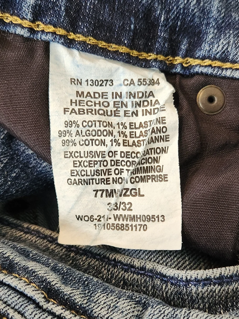 Wrangler Retro Mens Slim Bootcut Jeans Medium Wash Size 33 x 32